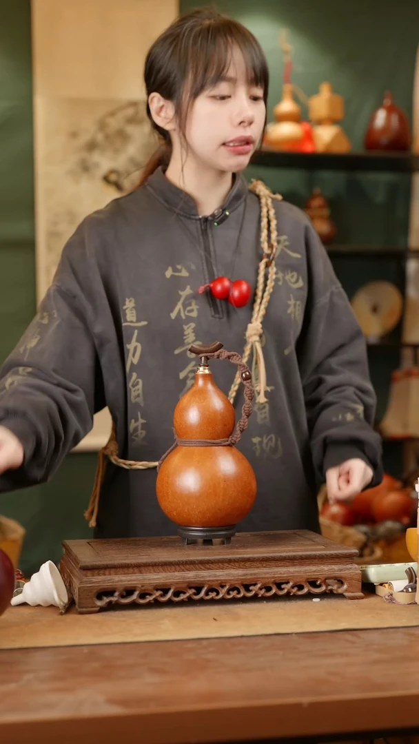 187号精品天然大漆酒葫芦一物一拍~