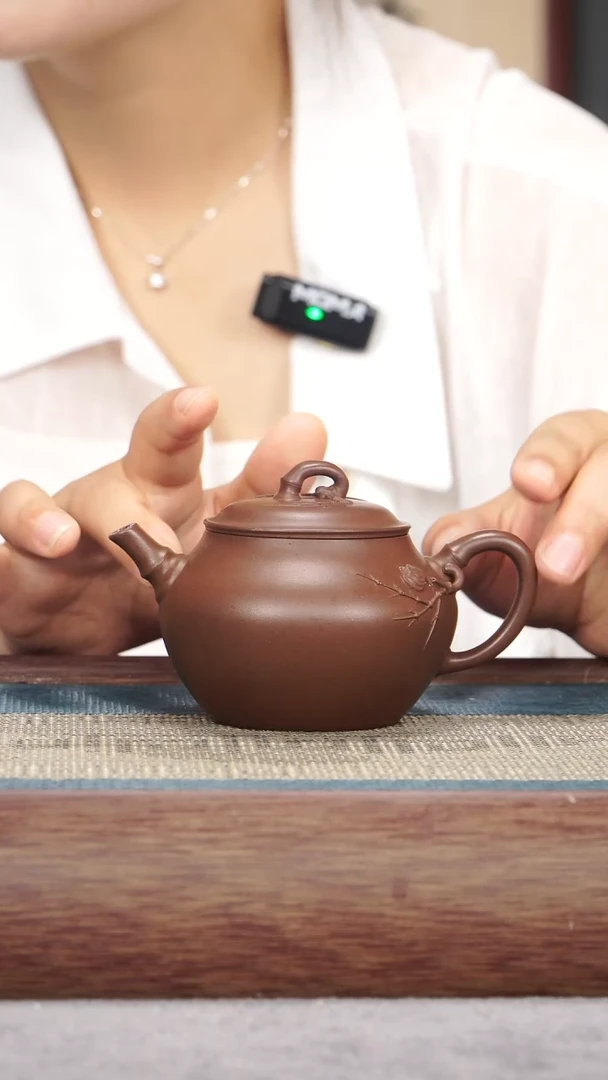 茶壶紫砂底槽青福迎