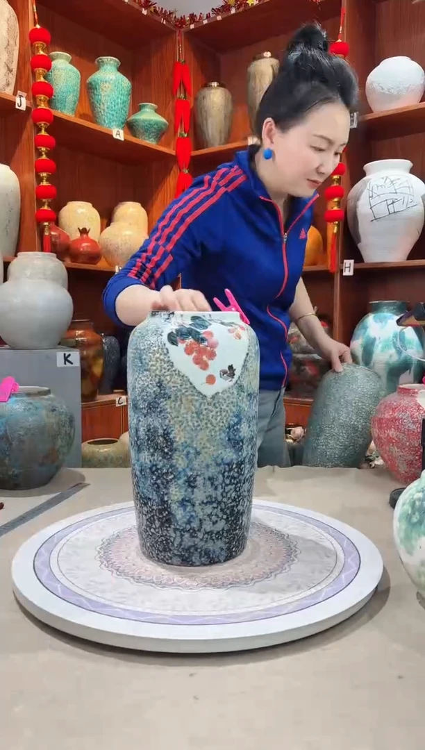 【闪购商品】瓶陶瓷花瓶 无花 微瑕a311