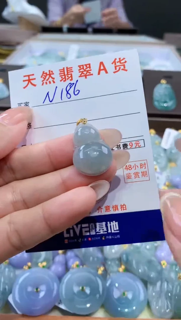 颈饰未镶嵌翡翠天然缅甸翡翠A货挂件