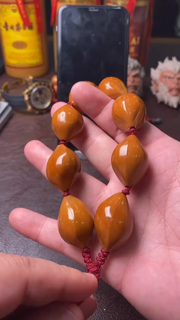 【闪购商品】橄榄核手串/手链5-百万水晶核手串一条