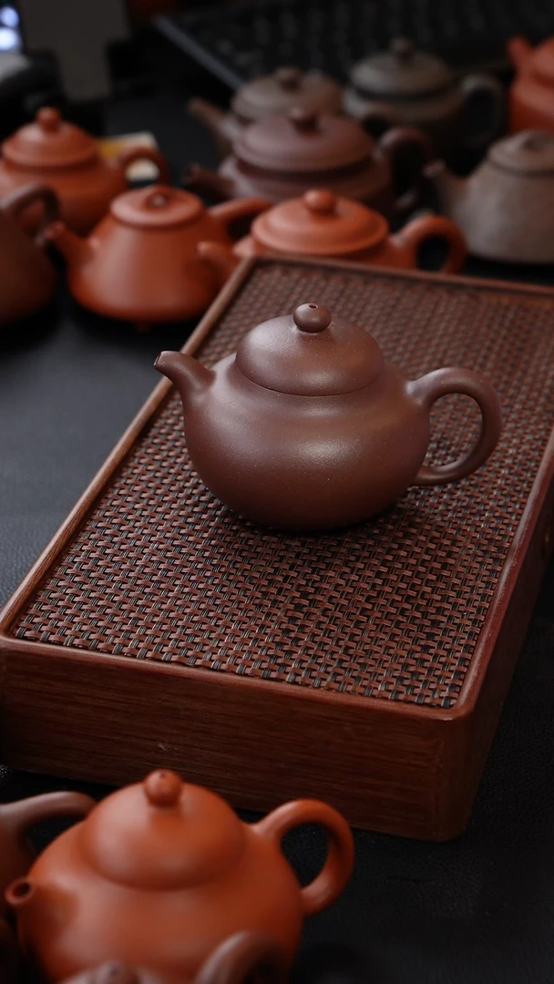 【闪购商品】平台底槽青柿园紫砂原矿紫砂壶