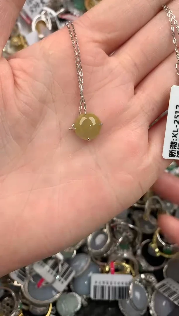 银S925镶嵌戒指翡翠333               9