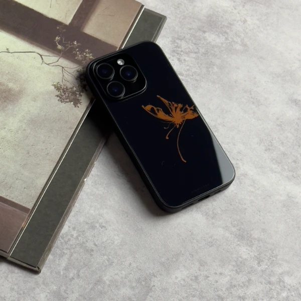 「缁墨朽蝶」新中式适用苹果16promax/15pro高级感手机壳14pro/13