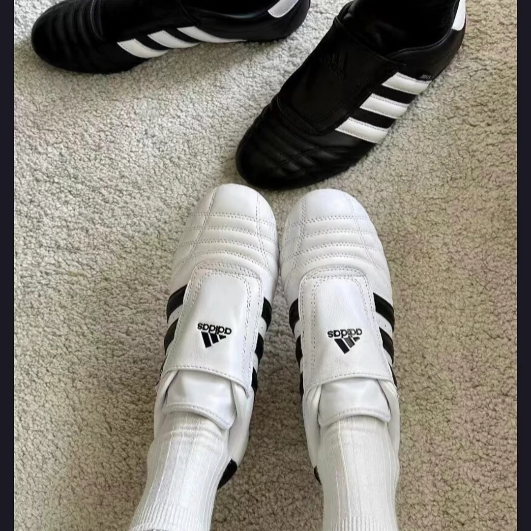 adidas三叶草马思纯同款休闲薄底跆拳道文化运动鞋JQ4774