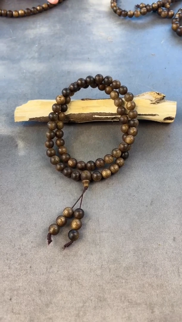 沉香沉香碎屑+文莱10手持圆珠沉42克+多样性发一