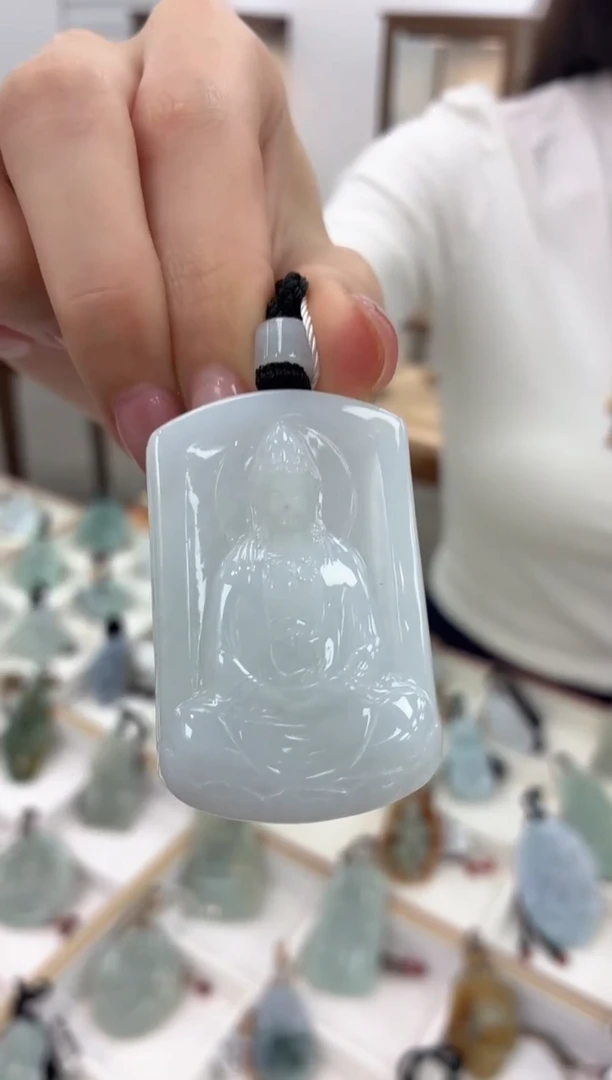 颈饰未镶嵌翡翠缅甸天然A货翡翠多样性选其一发货