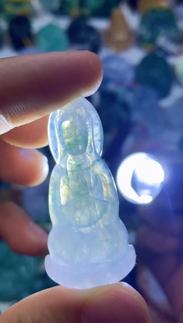 颈饰未镶嵌翡翠天然A货翡翠