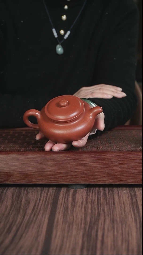 【闪购商品】紫砂茶壶LY  仿古  红降坡