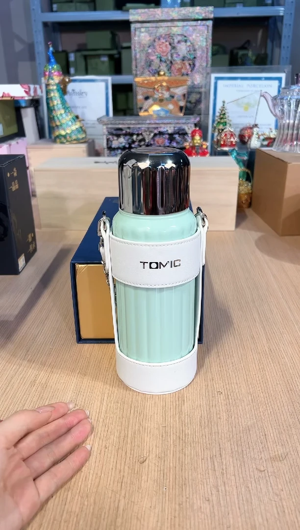 【闪购商品】杯56特美刻500ML焖茶保温杯-青
