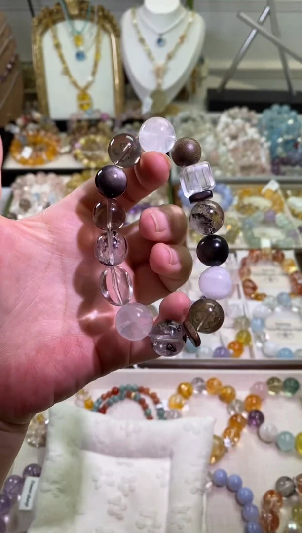 未镶嵌手串水晶茶晶闪灵设计款