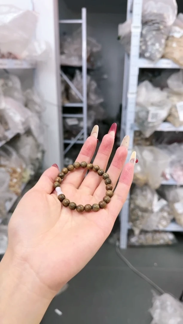 【闪购商品】维腊木（绿檀）手串未镶嵌D-A571060