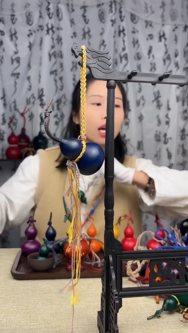 大漆葫芦挂件-----041