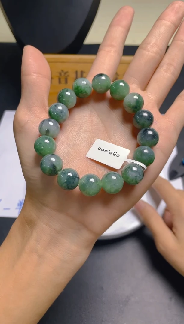 未镶嵌定制翡翠珠串