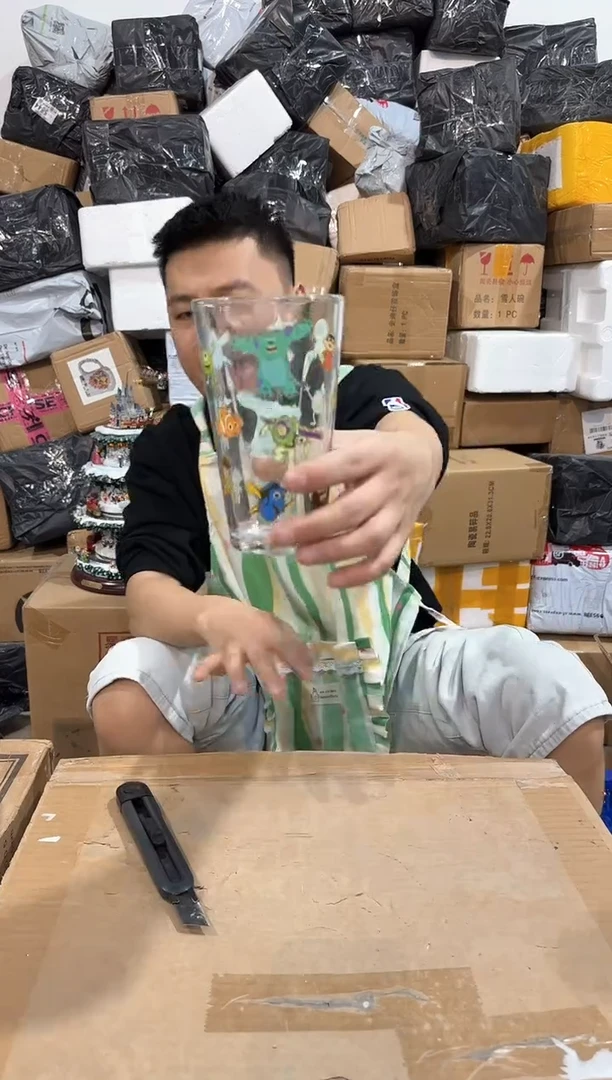 瓷片皮克斯合集玻璃杯