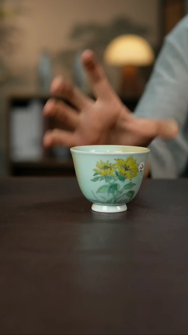 杯景德柴烧手作多人瑕疵