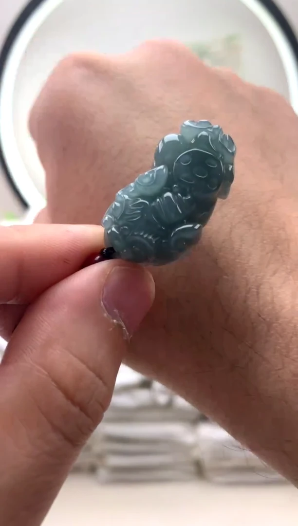 颈饰未镶嵌翡翠貔貅