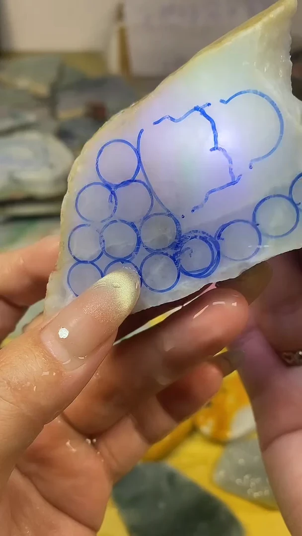 散珠翡翠天然缅甸翡翠A货463