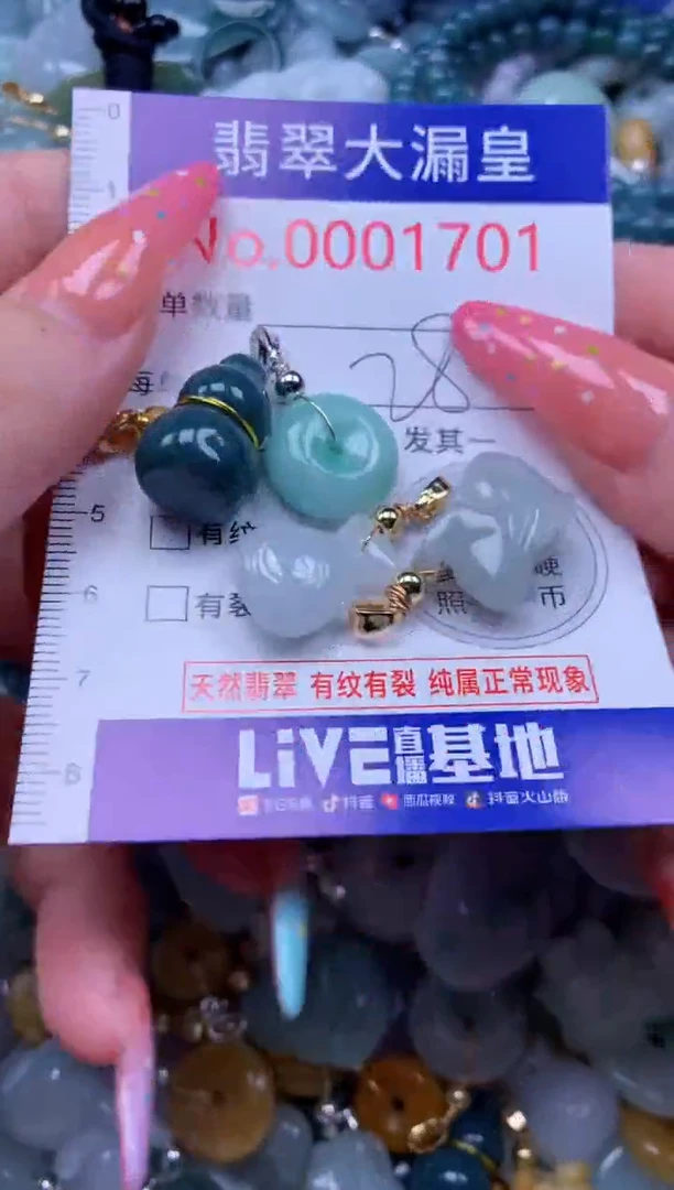 翡翠未镶嵌吊坠(不含链)1701