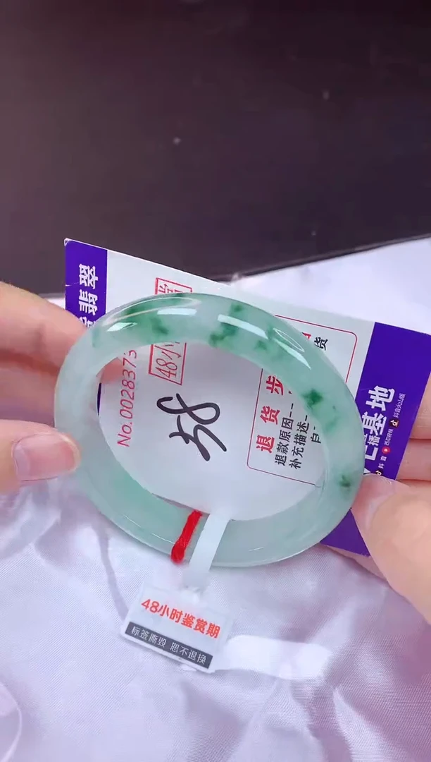 未镶嵌手镯翡翠58（48小时鉴赏期 ）