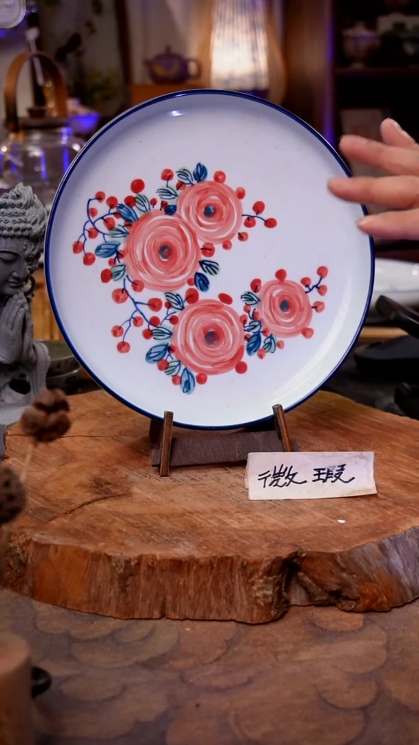 摆件玫瑰工手绘手工手绘