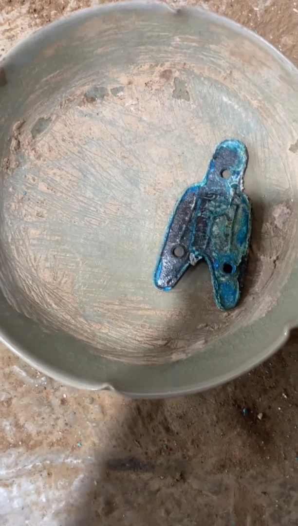 瓷片手工，手绘，陶瓷