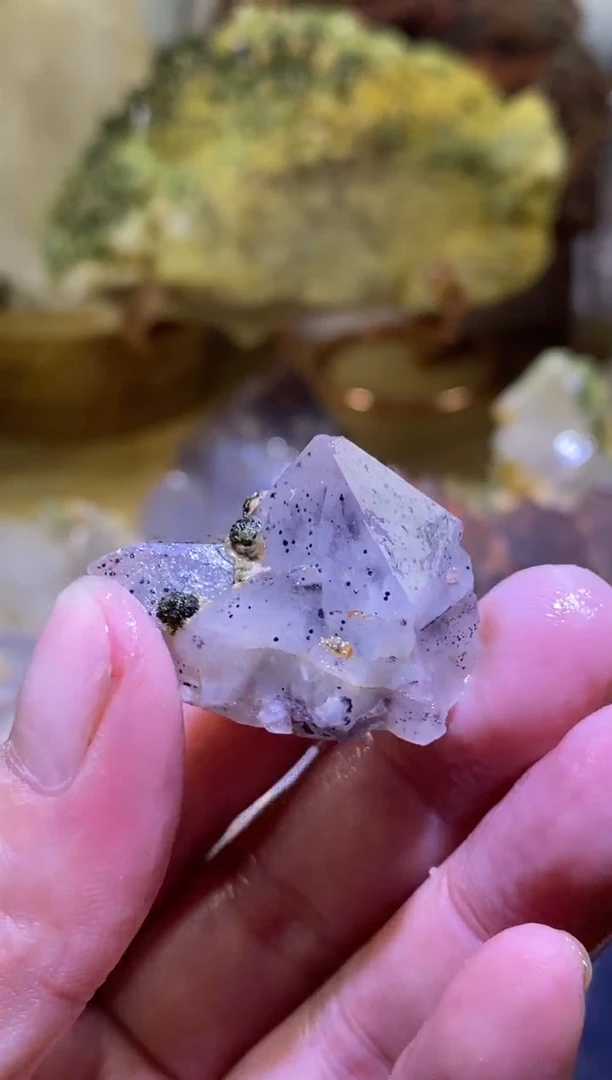 未镶嵌珠宝半成品水晶48号四川美姑超七花园水晶