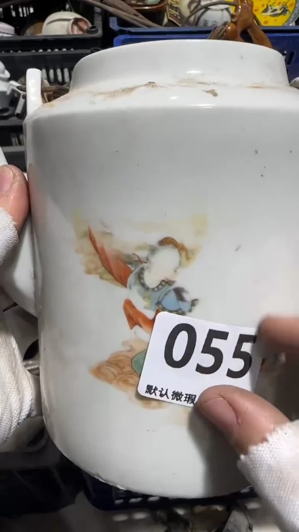 瓷片和*泥亿容工艺品055