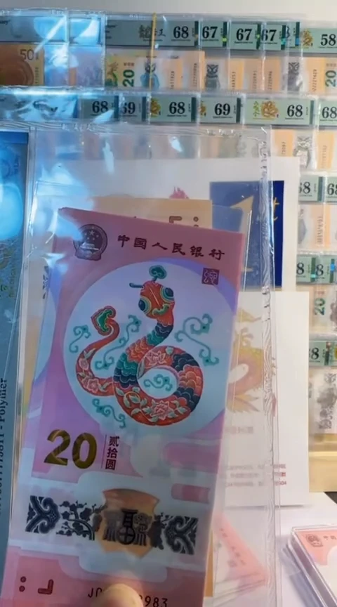 【闪购商品】2025龙钞J033335019 包68