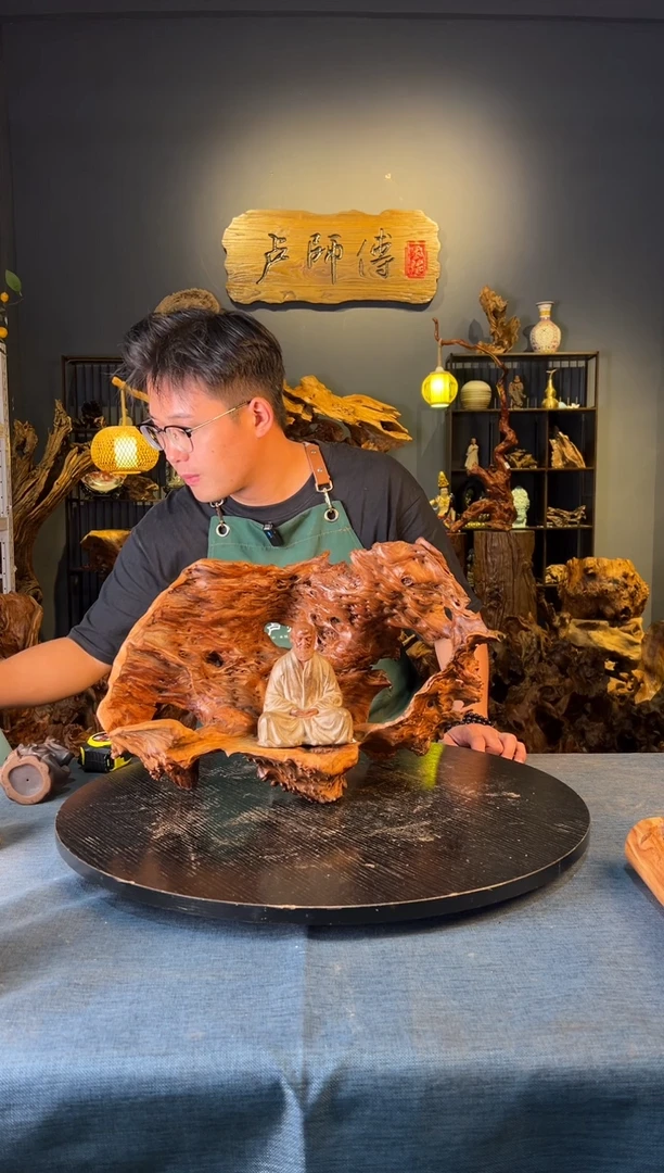 木卢师傅根艺作品（不包含人物摆件）