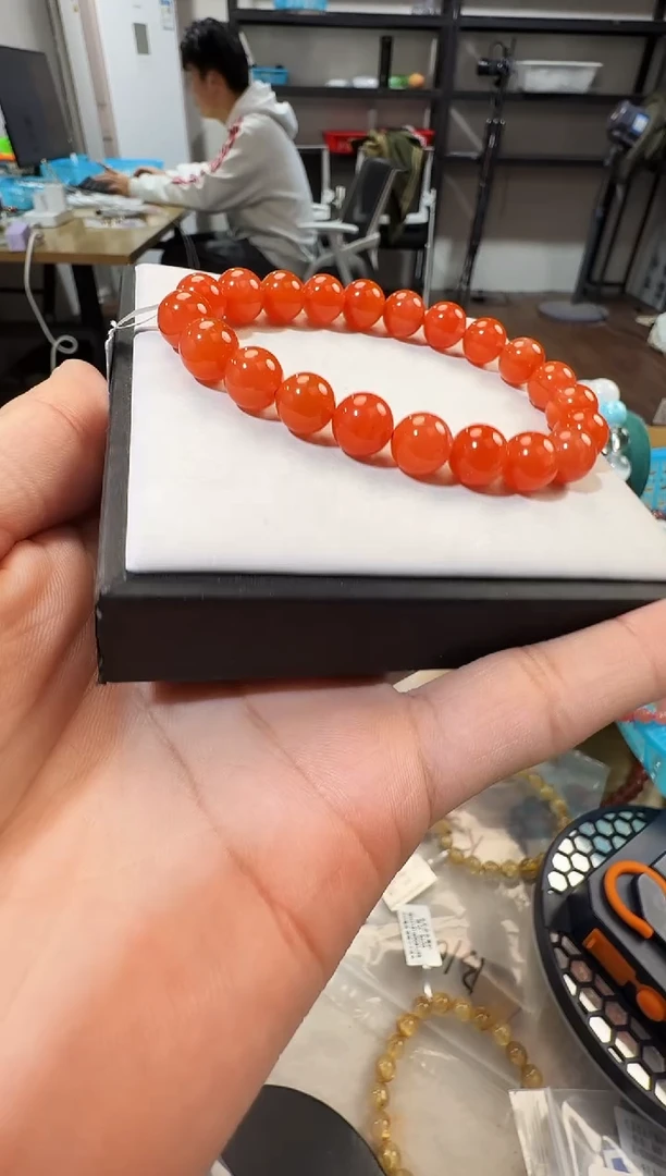 未镶嵌手链南红玛瑙晶6559 约9mm