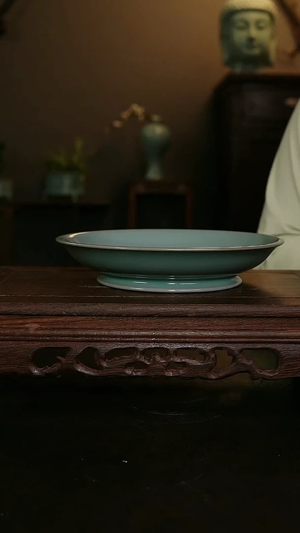 摆件仿古手工寿成盘