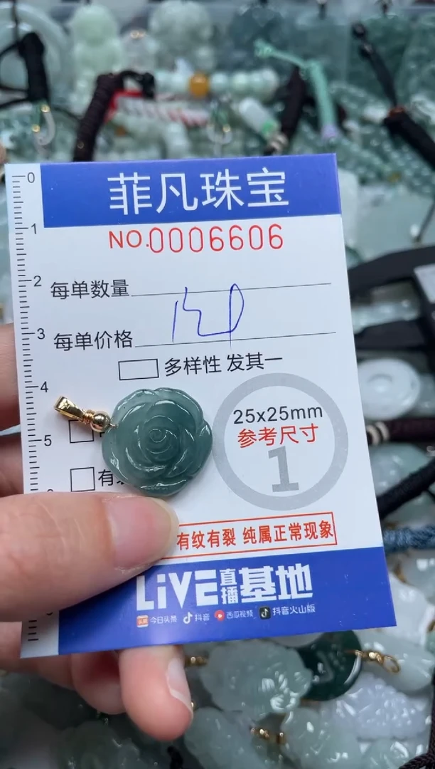 【闪购商品】翡翠颈饰未镶嵌00..6606