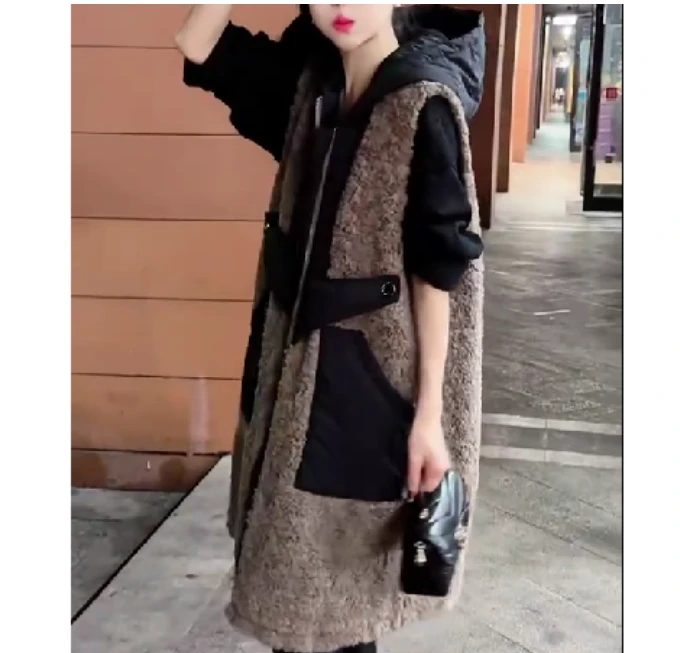 冬季新款时尚气质百搭马甲外套女装