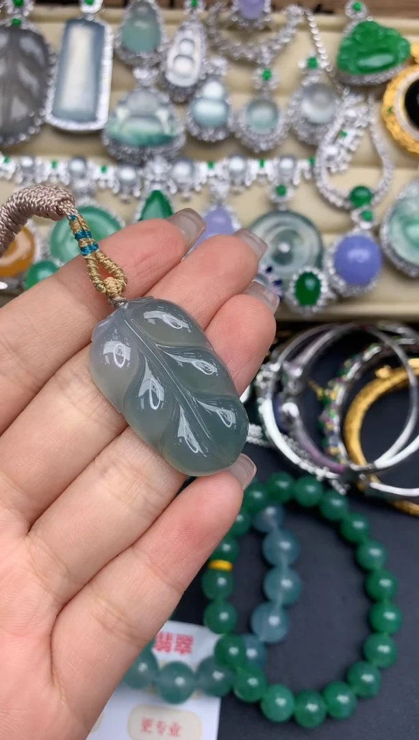 颈饰未镶嵌翡翠346-中国好珍宝