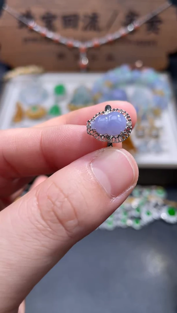 【闪购商品】翡翠戒指18K金镶嵌22...........