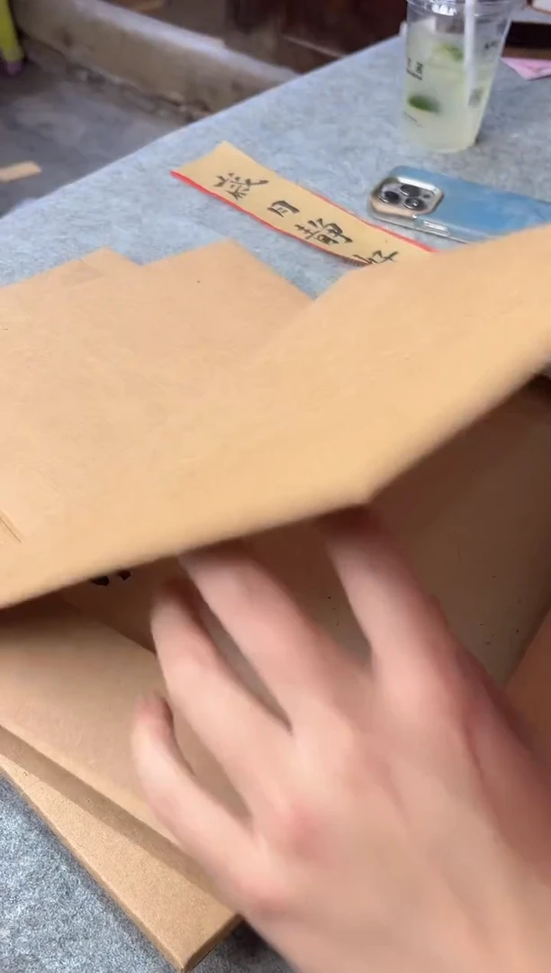 23*34桃胶蜡染暖白50张