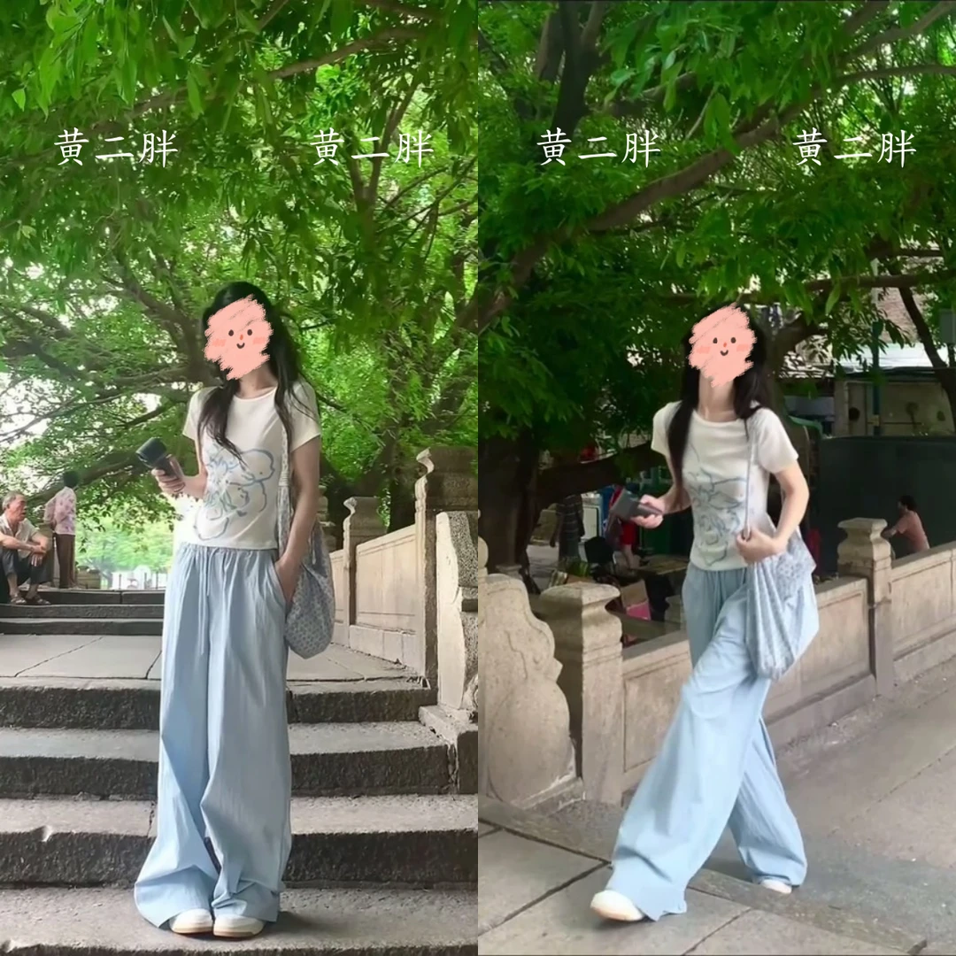 美式辣妹花朵印花短袖T恤女夏季新款显瘦正肩短款上衣裤子套装