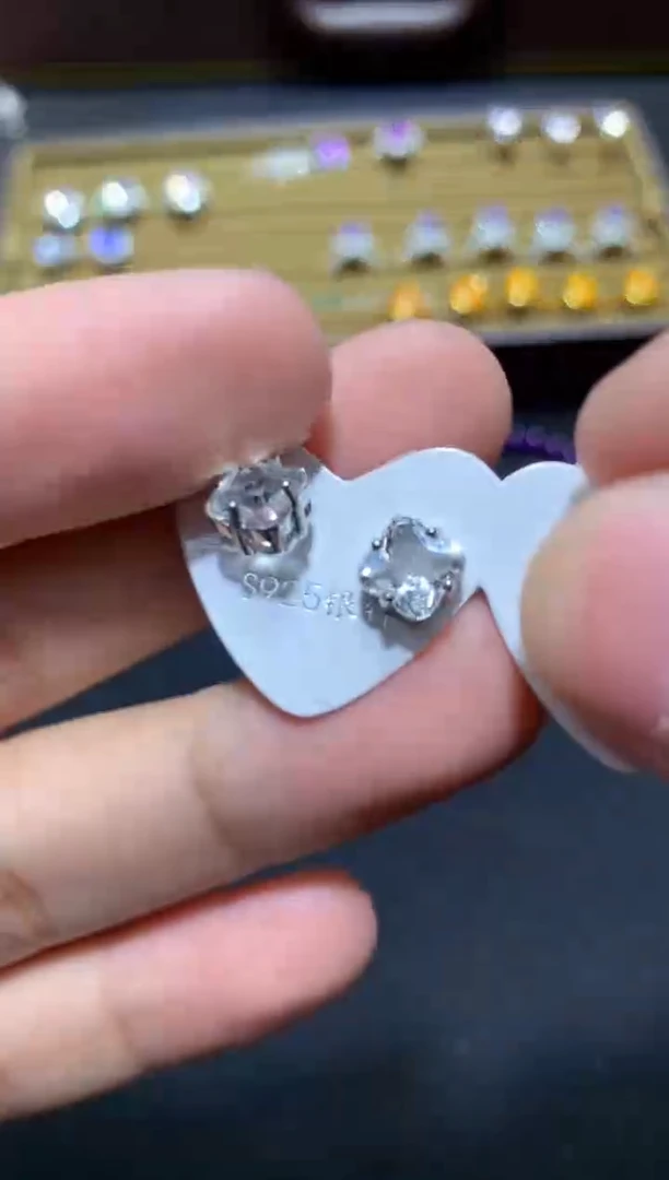 未镶嵌耳饰水晶T117【多样性发其一】