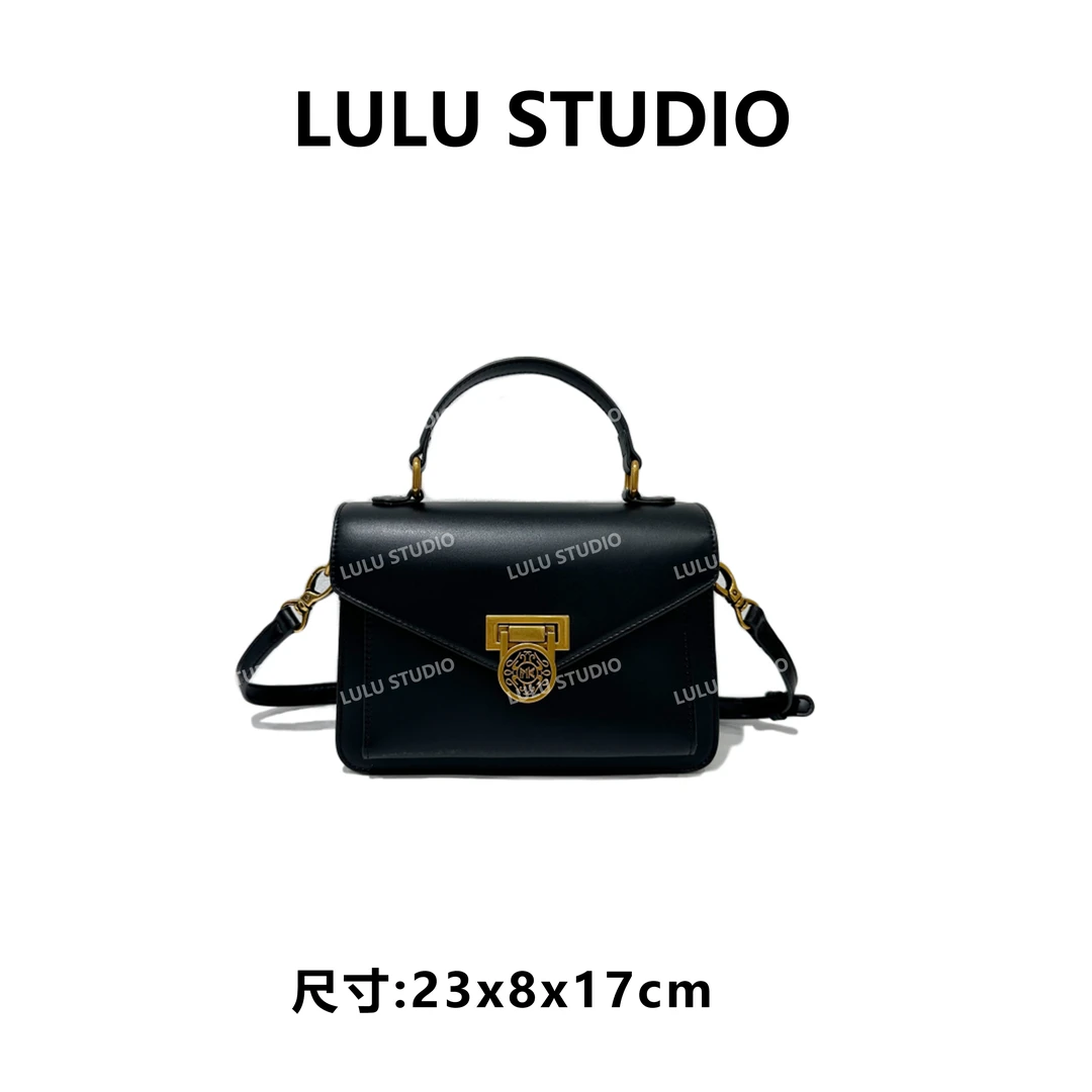 【LULU】FES-9325-1-黑色RAIN.CUN时尚休闲百搭腋下斜跨轻奢女包