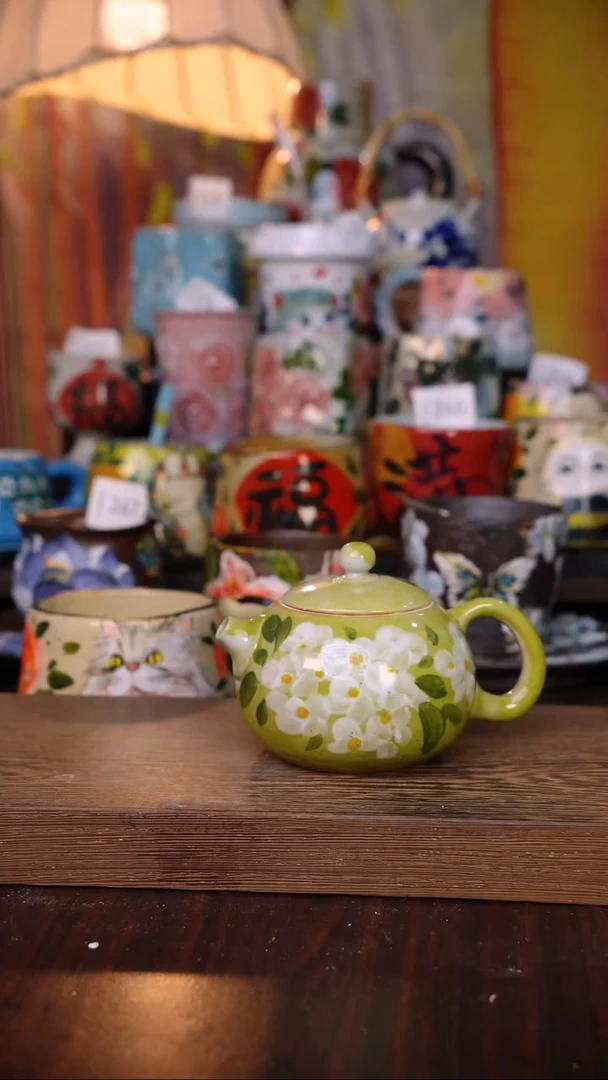 摆件陶泥垚手作 景德镇手工手绘陶瓷器物