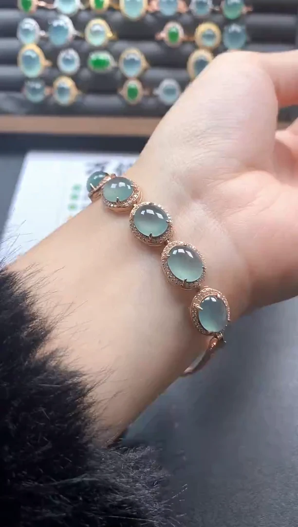 银S925镶嵌戒指翡翠51151