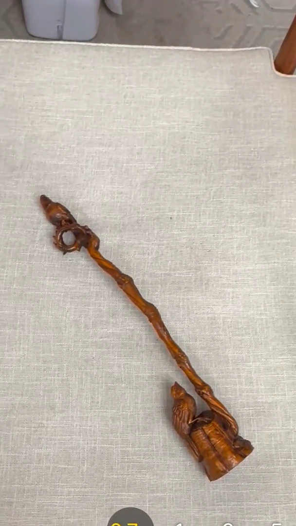 黄杨木无事牌G023 01 比翼双飞