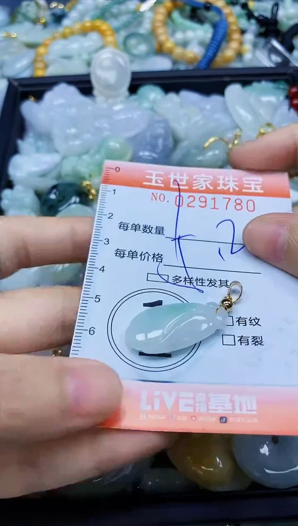 翡翠未镶嵌颈饰闪购0291780