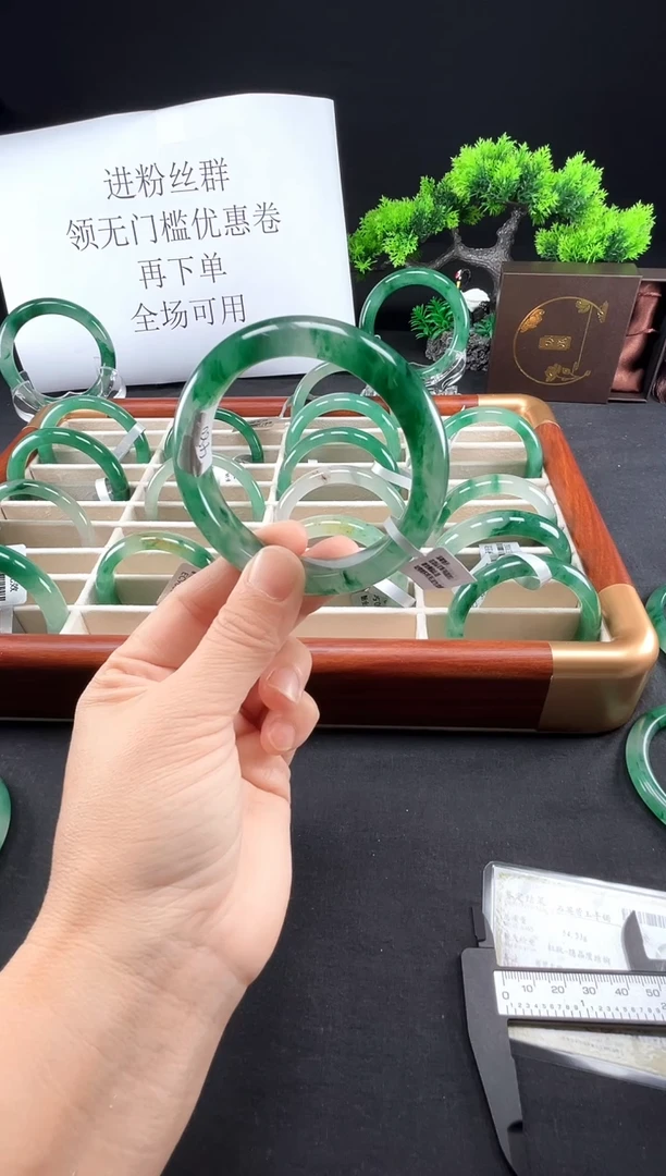 未镶嵌手镯石英质玉（非洲翠）真品上等纯天然非洲翠玉手镯石英质玉