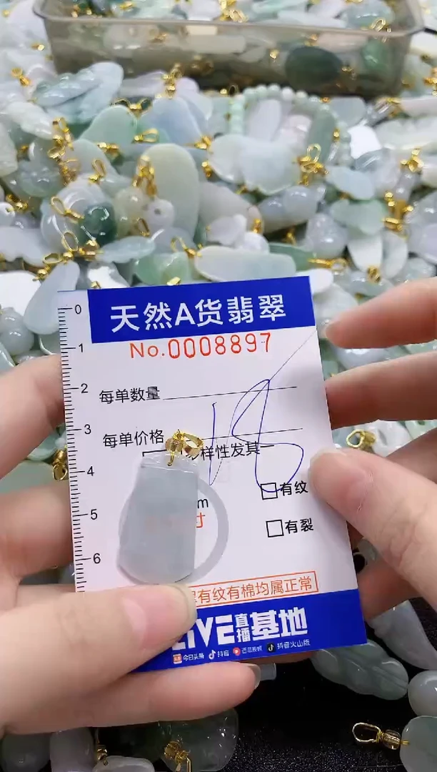 颈饰未镶嵌翡翠天然A货翡翠