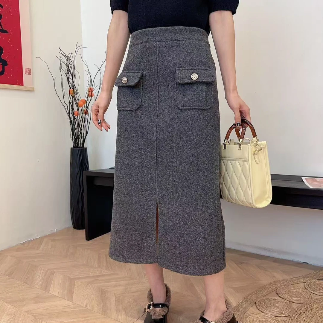 XIE6 气质简约时尚半身裙3618