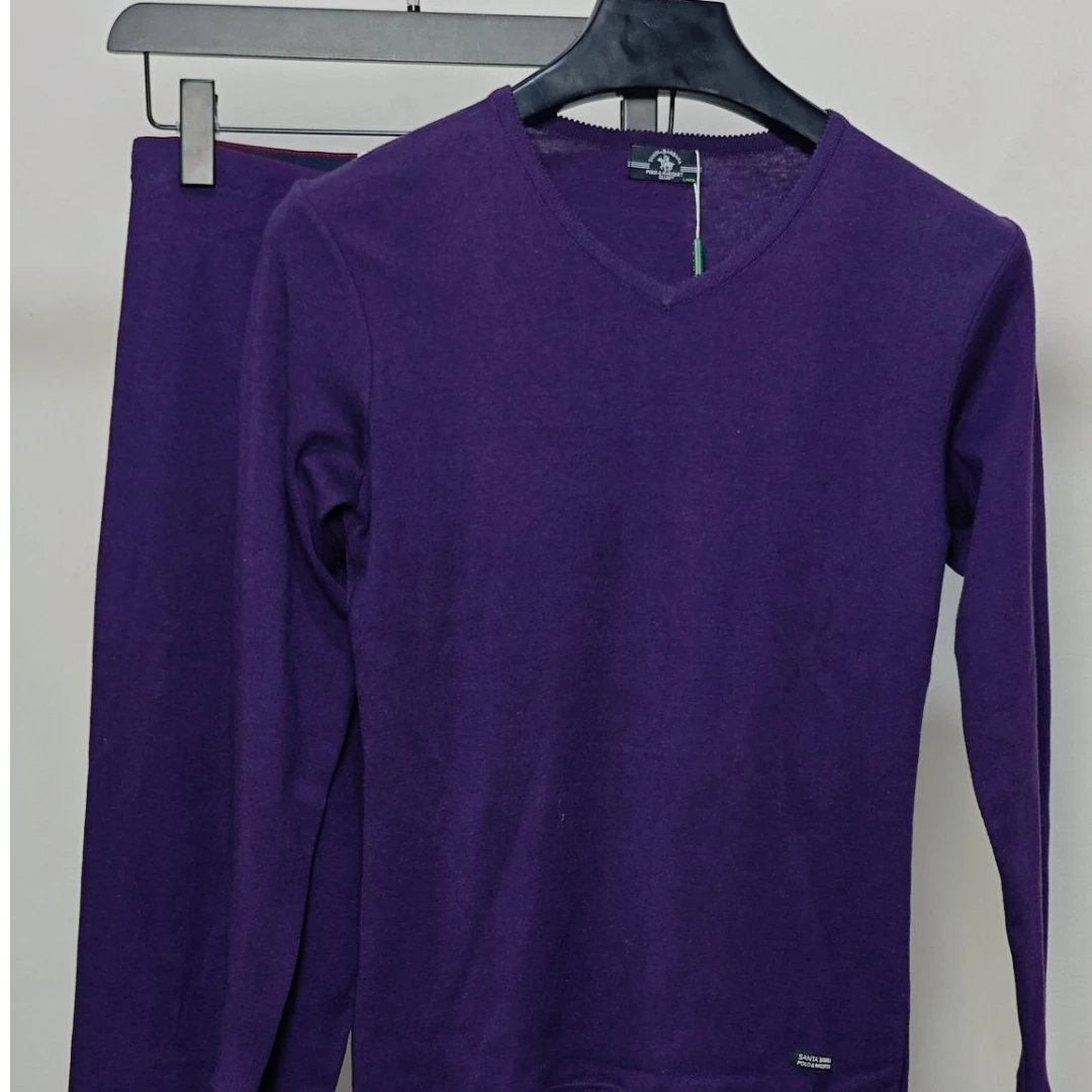 【大月】【圣大保罗】女羊绒V领套装-26602