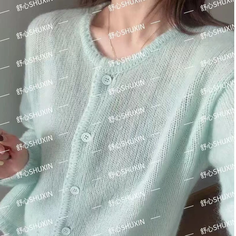 【舒心】春季马海毛针织圆领开衫CLSX-360