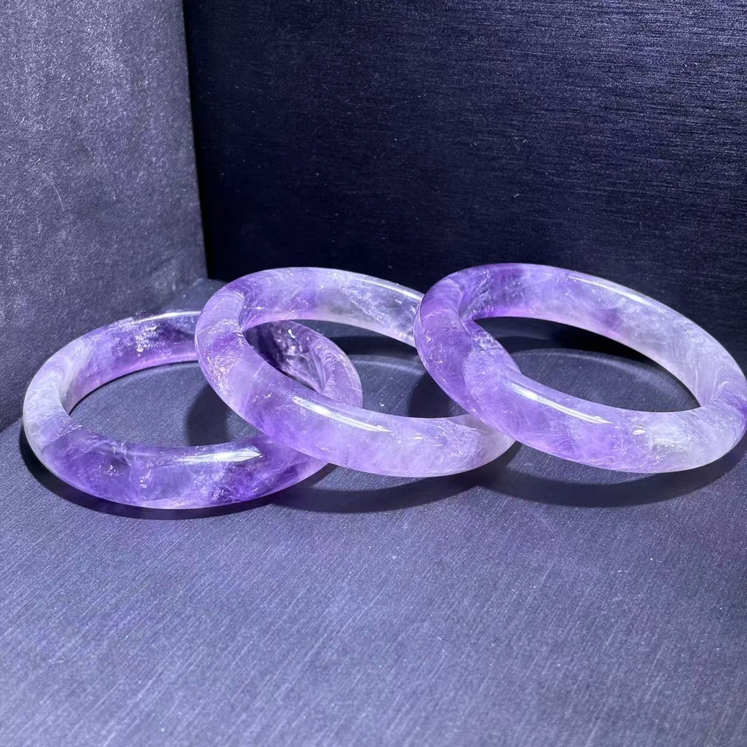 C11002-紫钛晶紫水晶手镯-配盒-多样性发其一WR